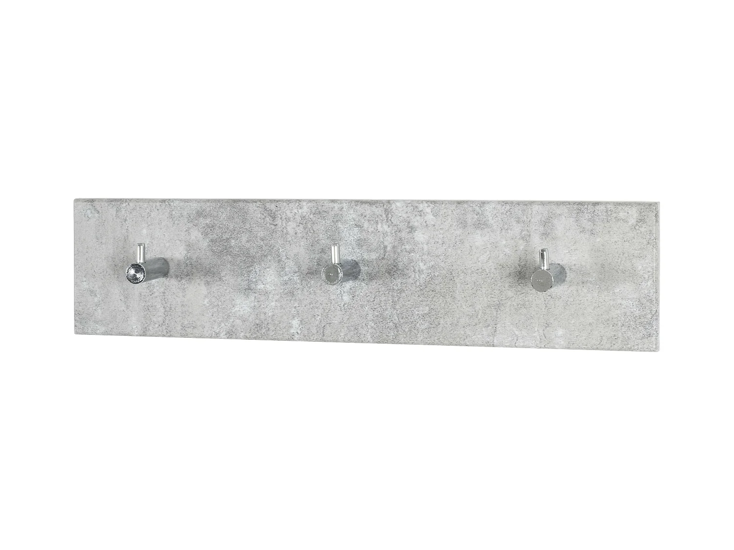 Perchero de pared de diseño de hormigón con 3 ganchos Gris