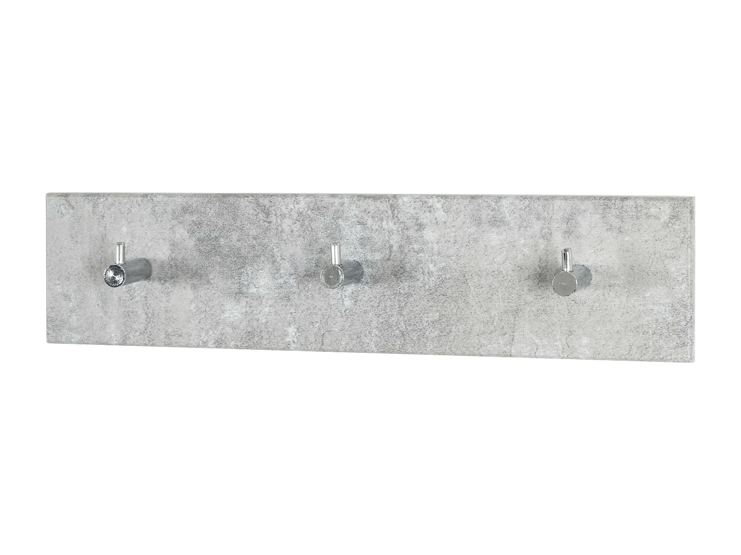 Perchero de pared de diseño de hormigón con 3 ganchos Gris