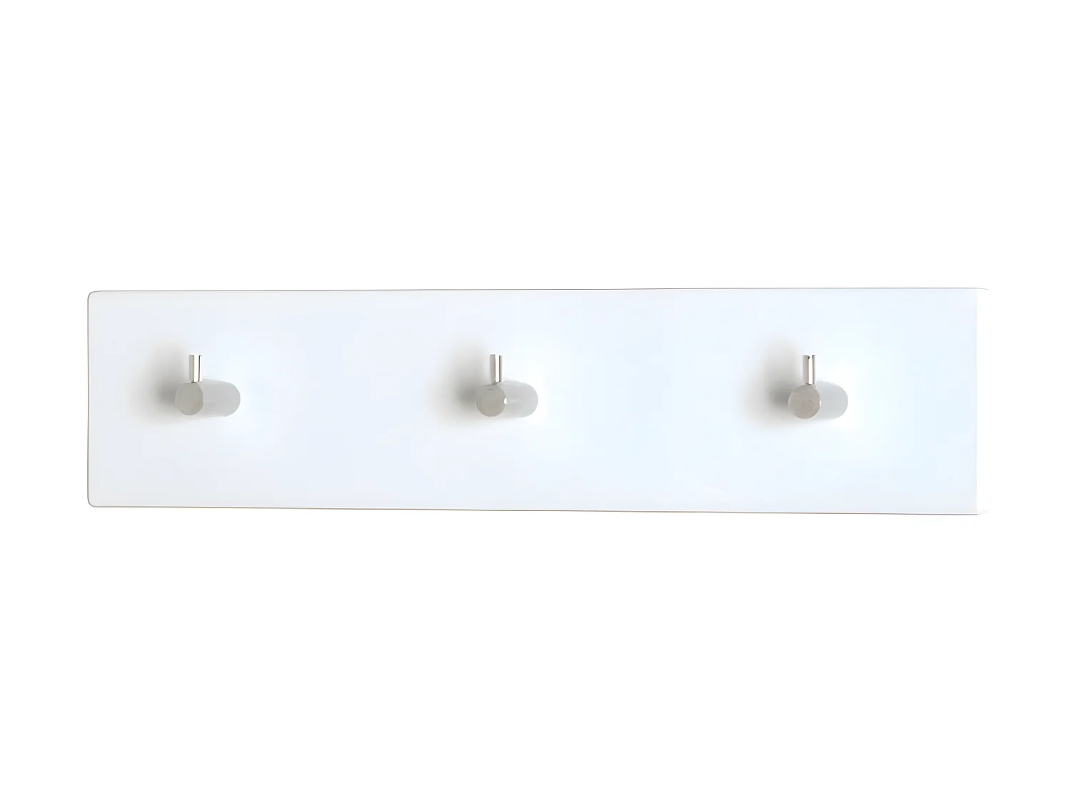 Perchero de pared Elio diseño blanco 3 ganchos