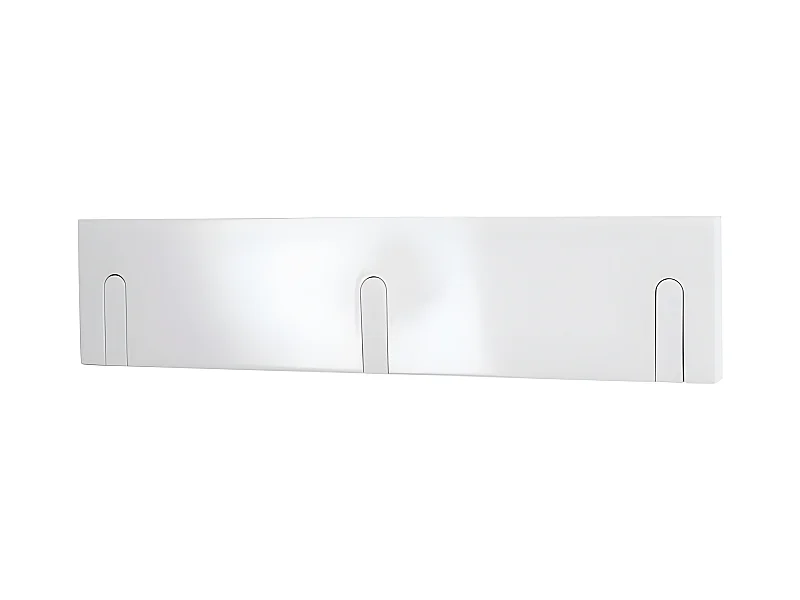 Appendiabiti di design con 3 ganci da parete bianchi Neli