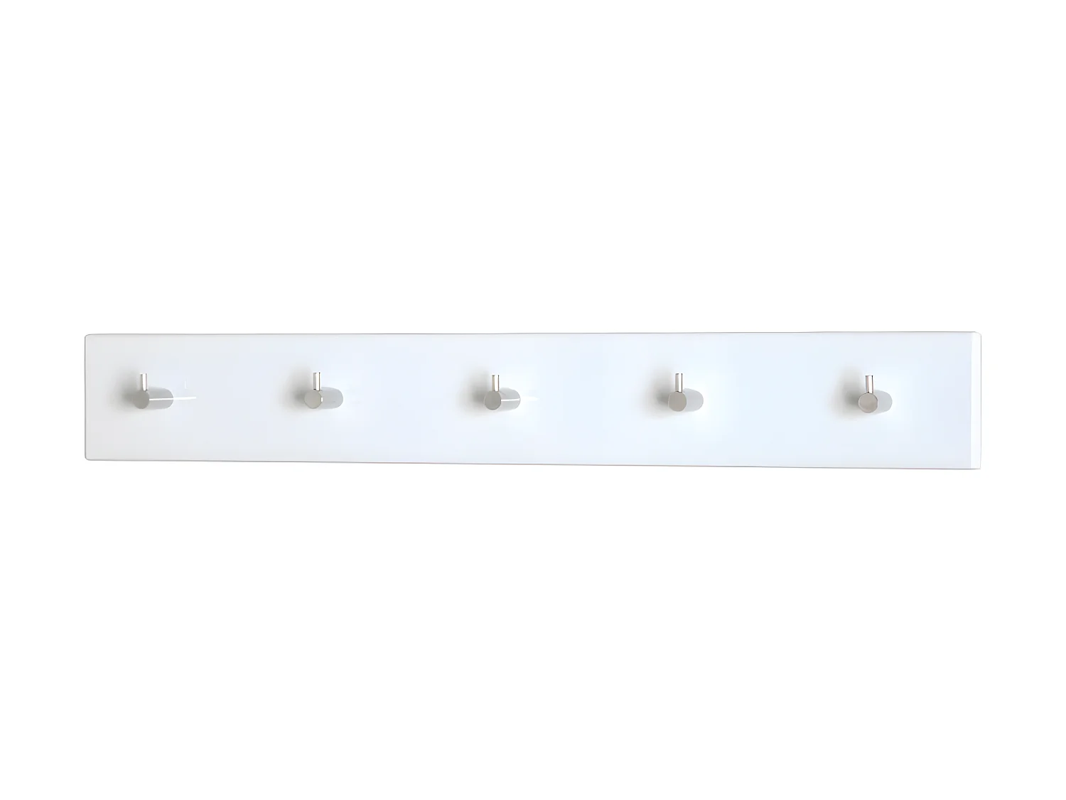 Porte-manteau mural design 5 patères blanc Hector