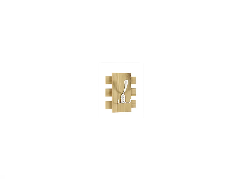 Perchero de pared solo madera 1 gancho Palet