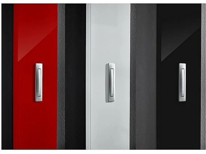 Alti perchero de pared lacado diseño blanco negro - Negro