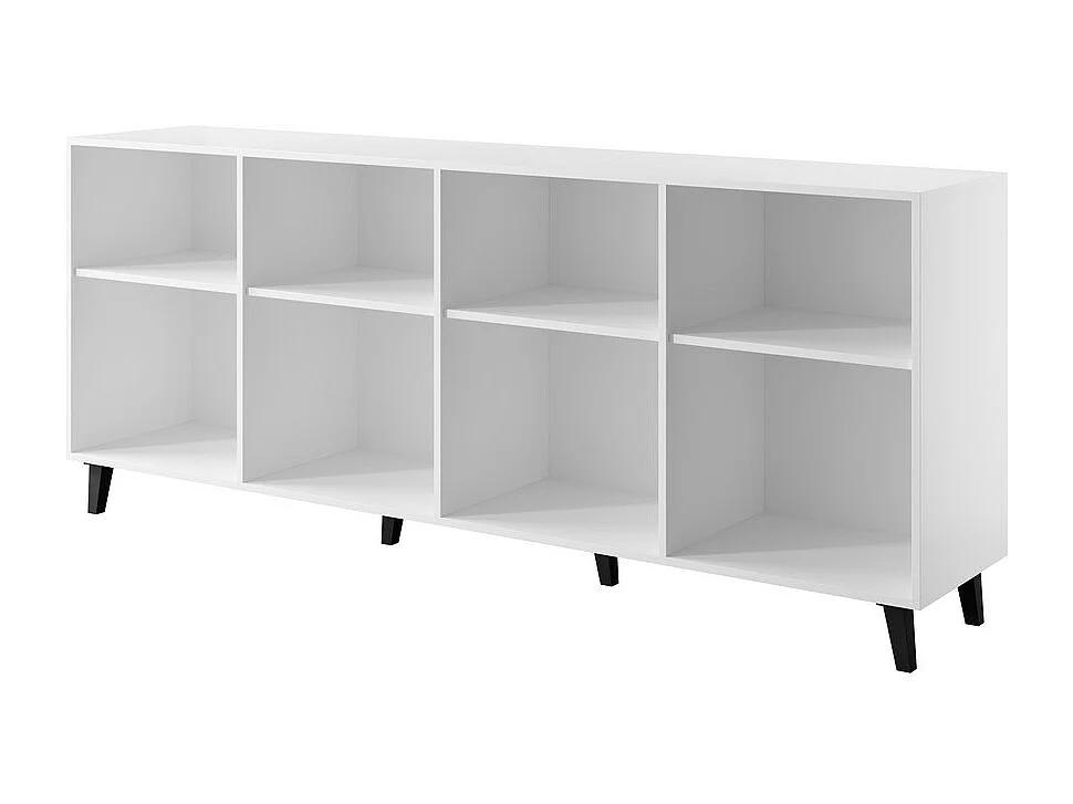 Buffet bas contemporain blanc mat 200 cm Spiro