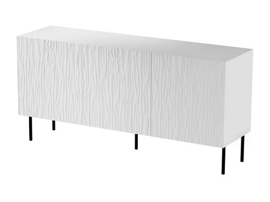 Credenza bassa design bianco opaco 152 cm Mokt