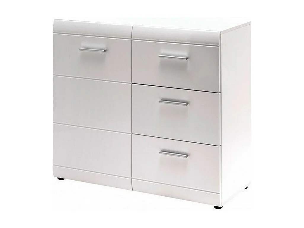 Credenza design bianca 96x86x40cm Alama