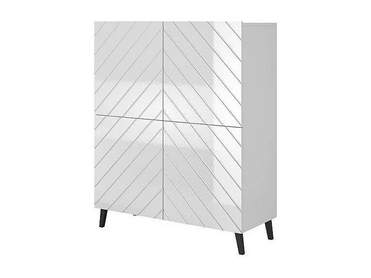 Contenitore di design bianco 100 cm Yaka