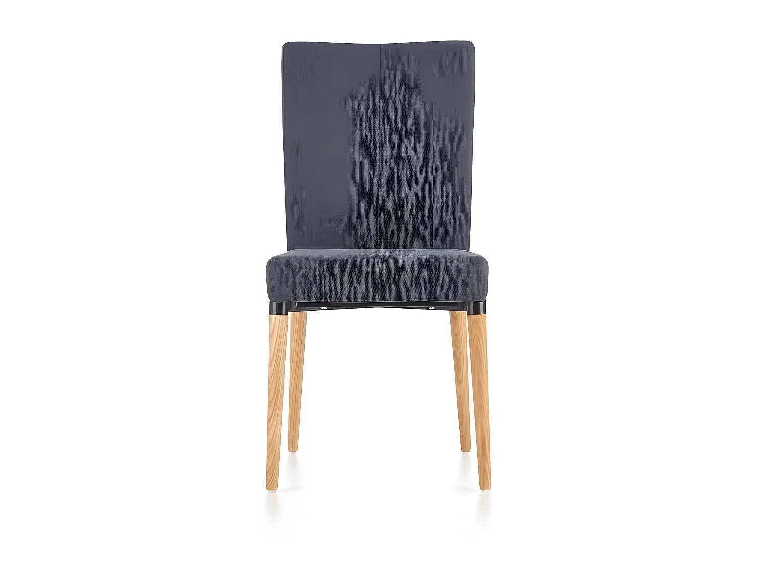 Chaise scandinave bois et tissu gris Mellie