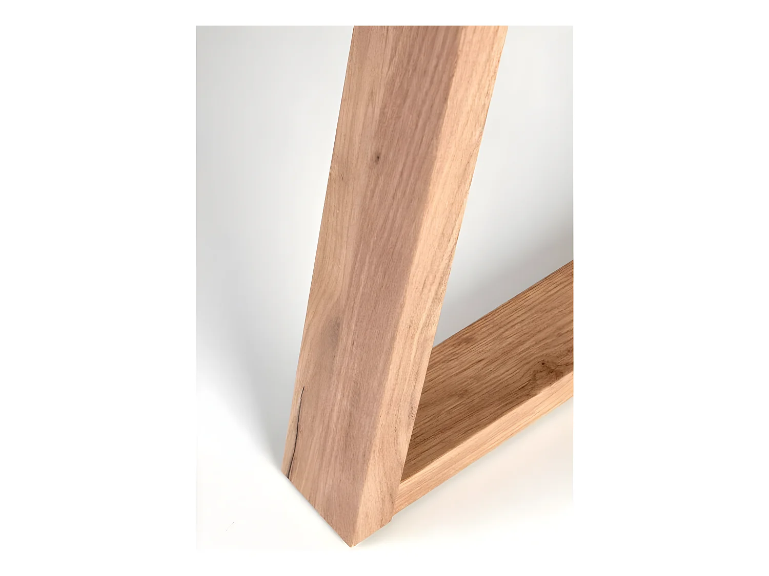 Bureau industriel anthracite et bois 2 tiroirs Vitim