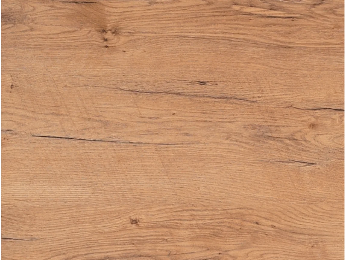 Scrivania a 3 cassetti da 120 cm in rovere e antracite