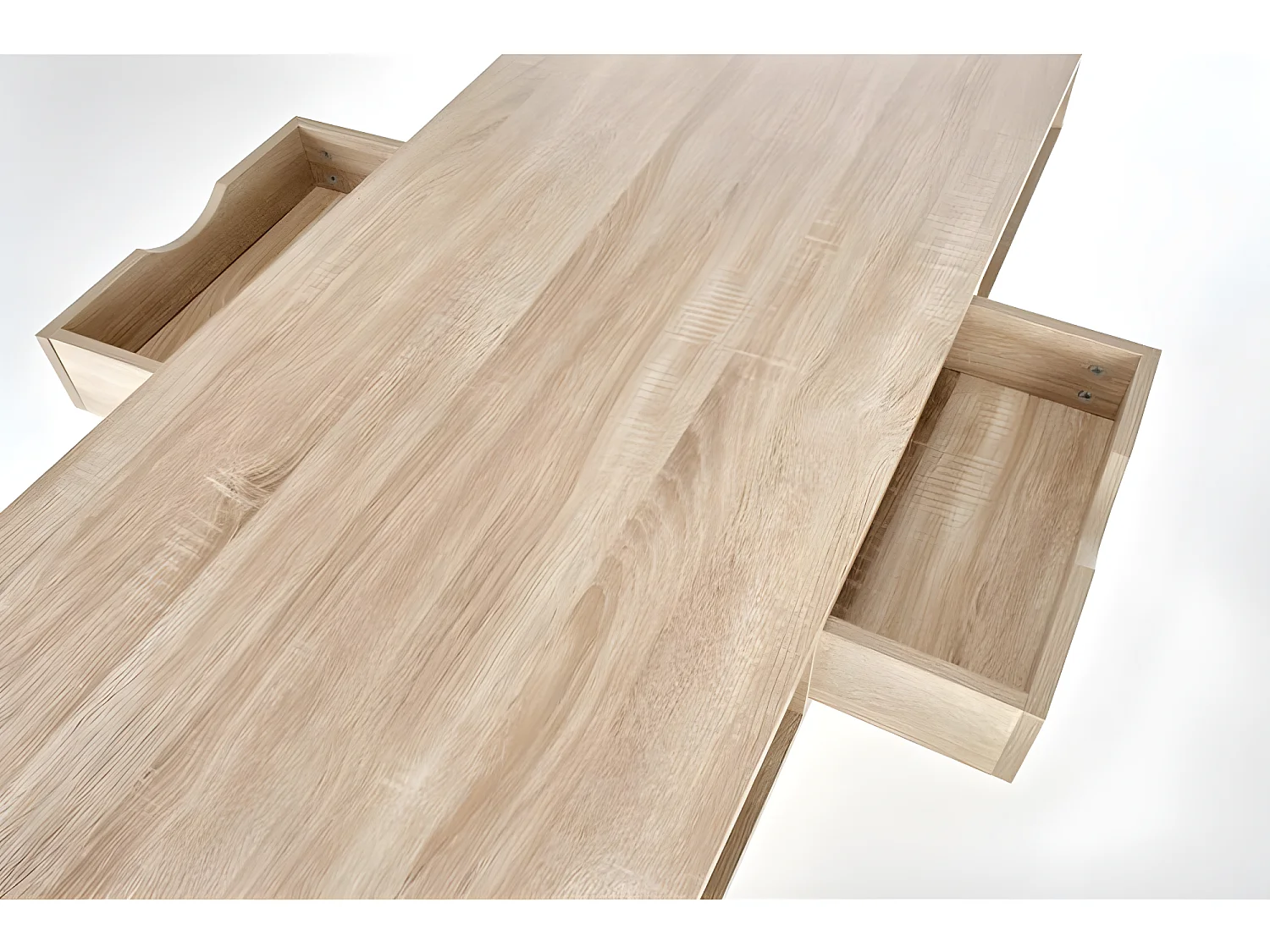 Bureau design chêne sonoma et blanc YKAR