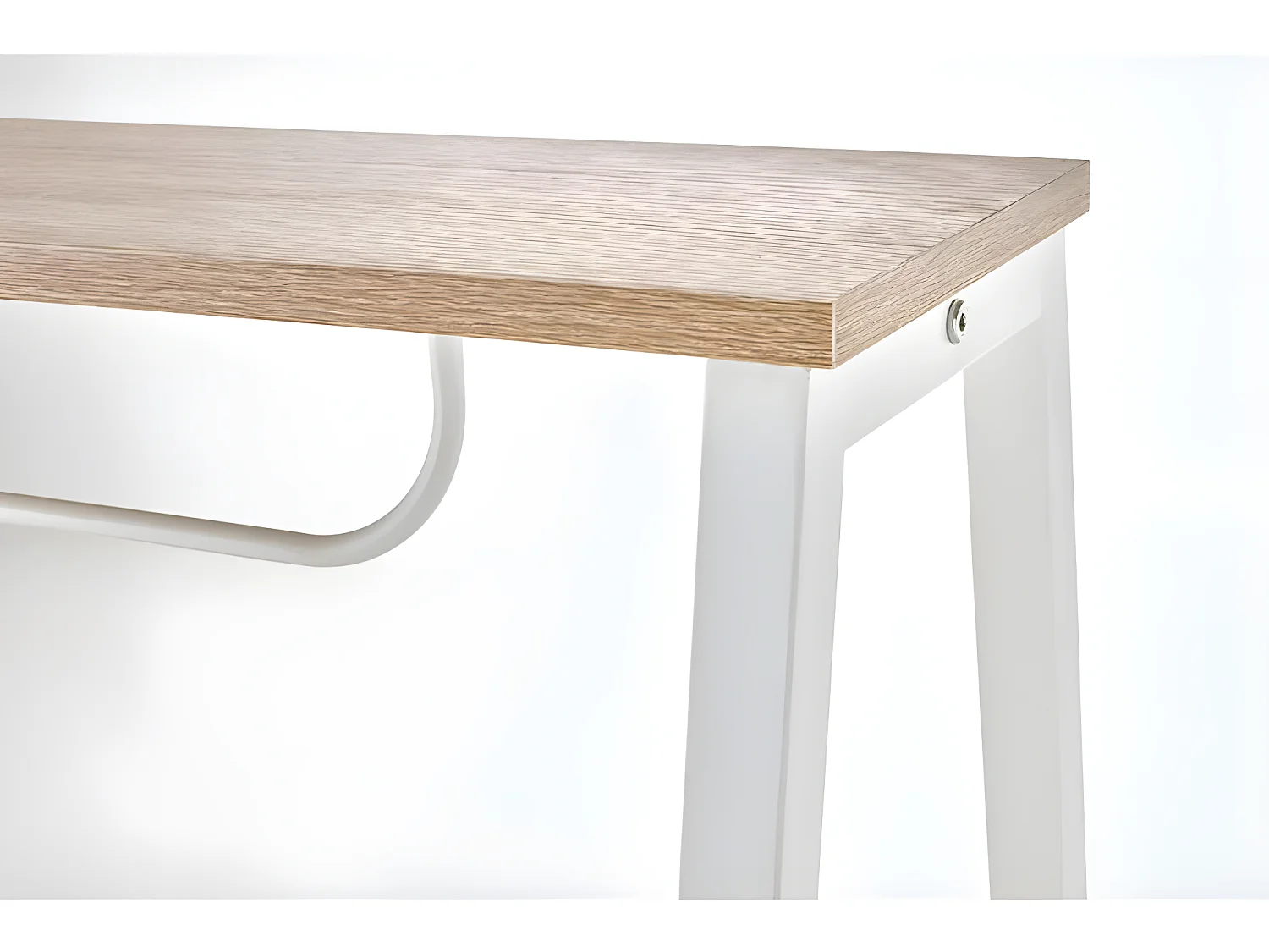 Bureau design chêne sonoma et blanc YKAR