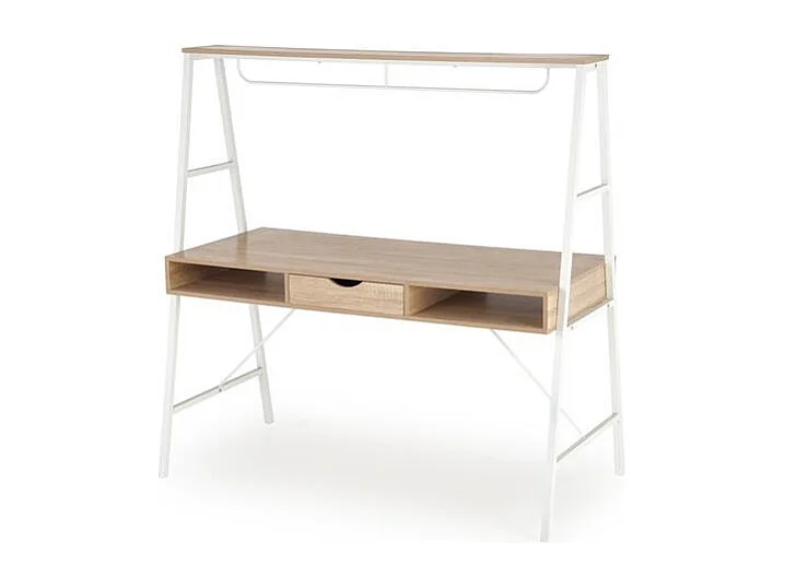 Bureau design chêne sonoma et blanc YKAR