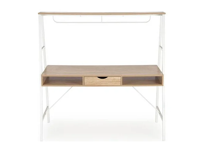 Bureau design chêne sonoma et blanc YKAR