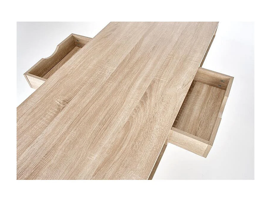 Bureau design chêne sonoma et blanc YKAR