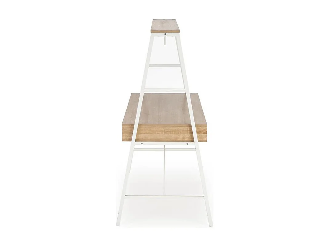 Bureau design chêne sonoma et blanc YKAR
