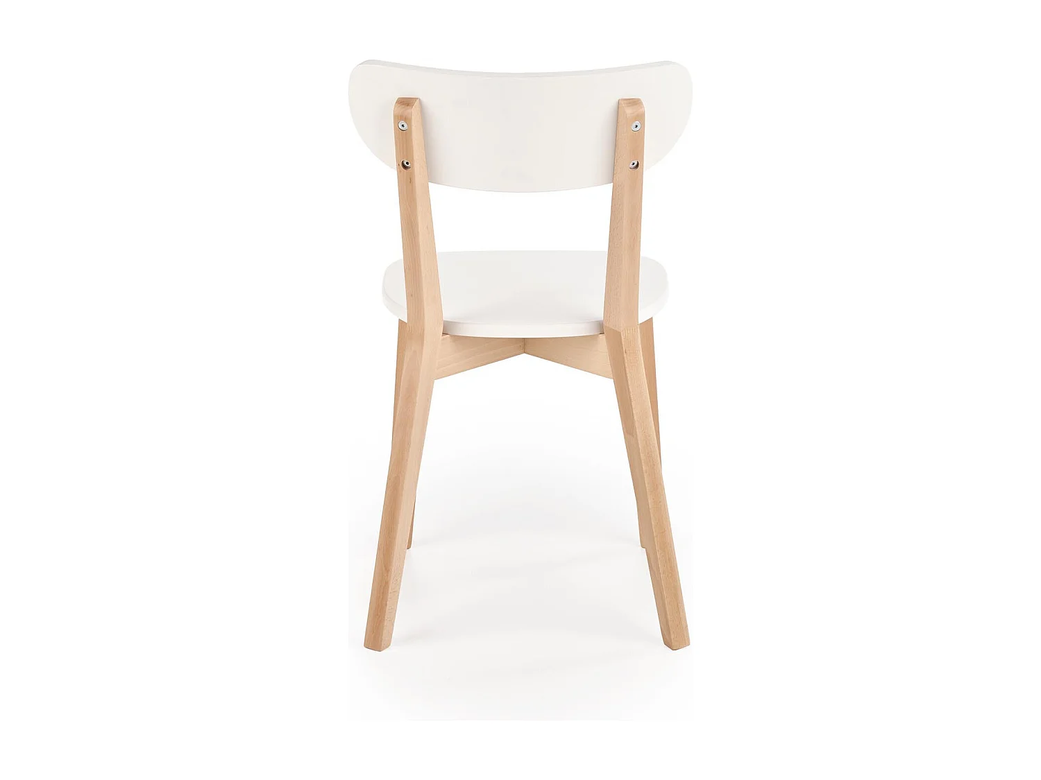 Juego de 2 sillas escandinavas con patas Storend de madera maciza