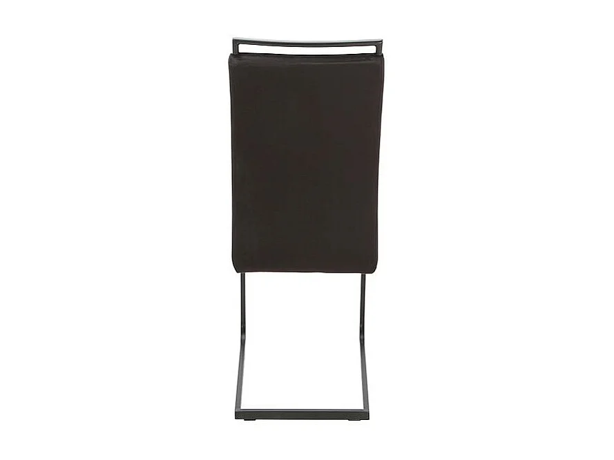 Silla colgante de terciopelo metálico negro Mokka