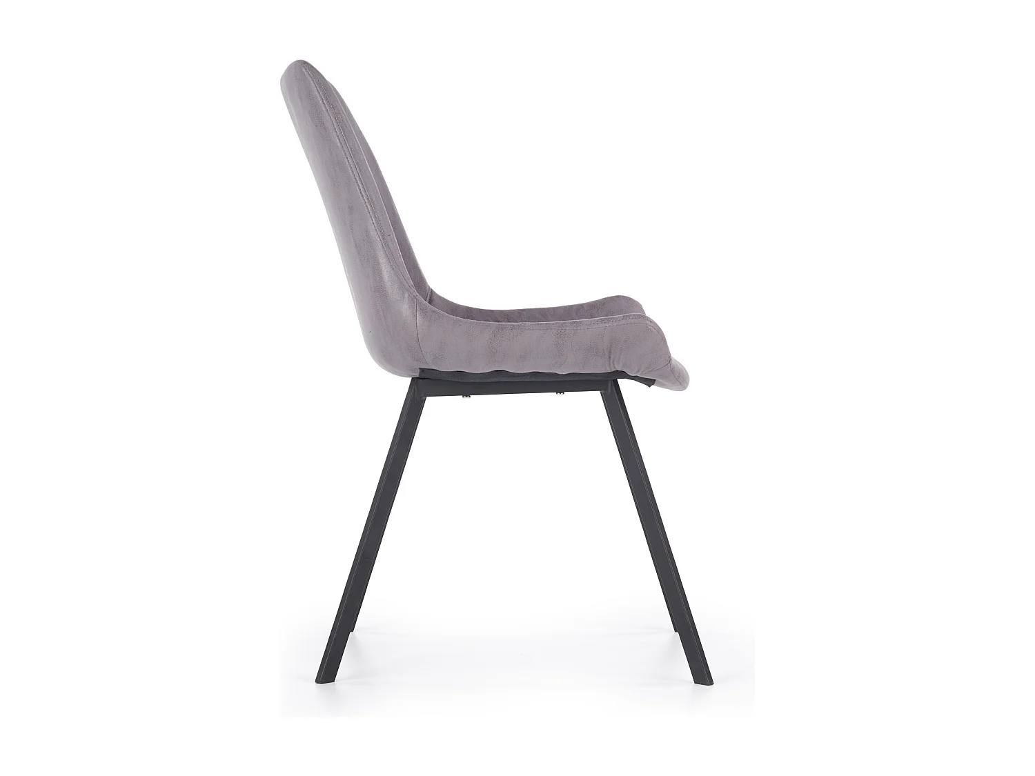 Chaise industrielle confort grise Mya