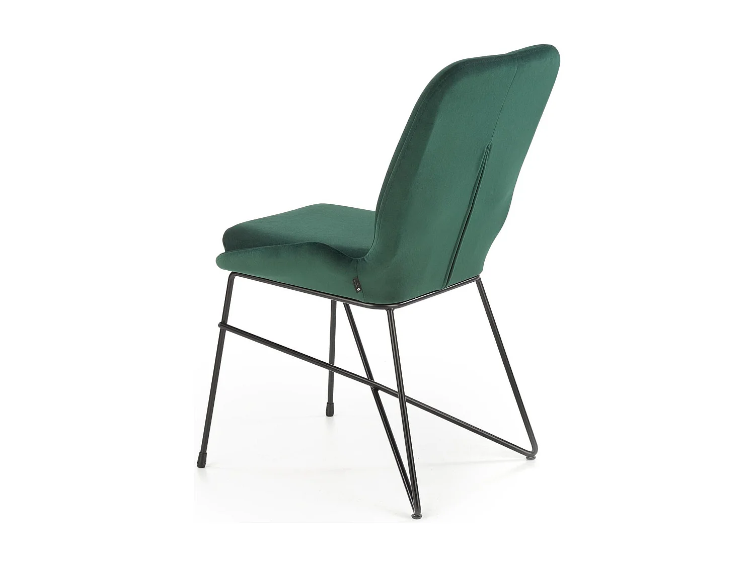 Silla de diseño de terciopelo verde AYA2