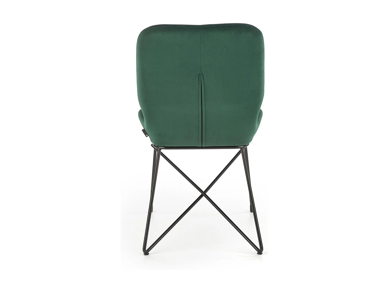 Silla de diseño de terciopelo verde AYA2