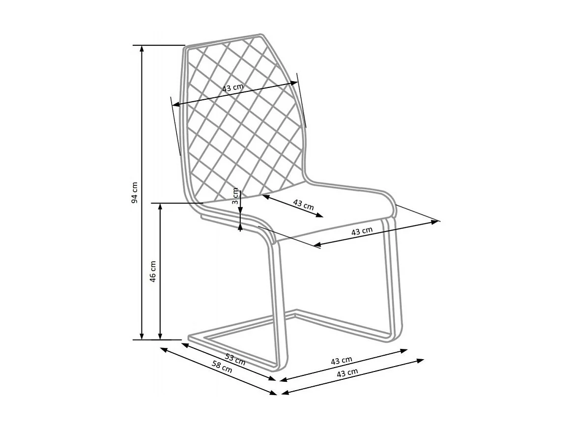 Sedia design Banff marrone vintage comfort