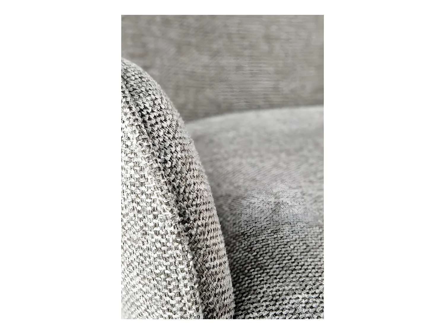 Silla de comedor de tela gris Steiner