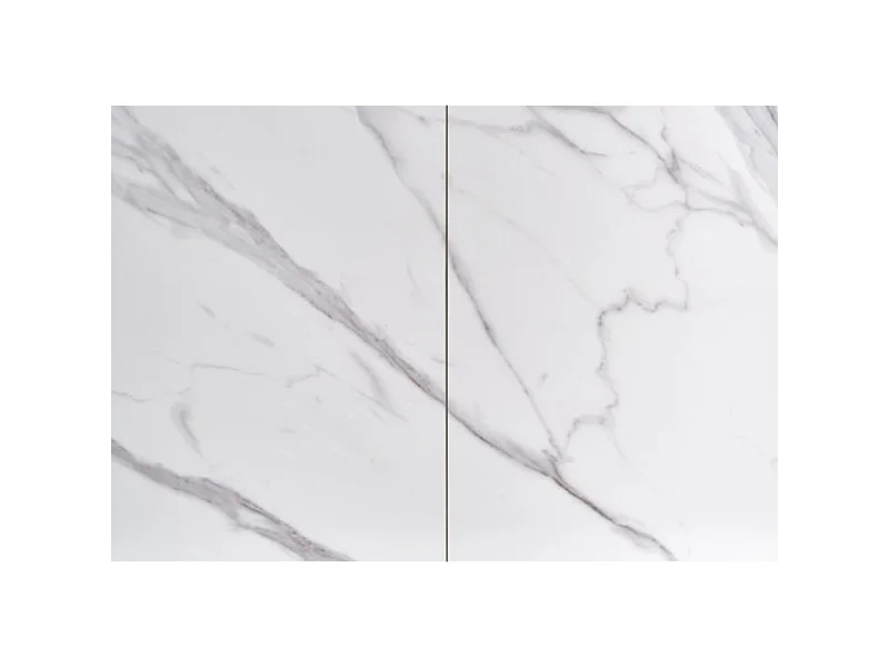 Mesa de comedor extensible de mármol cerámico 160cm Pava