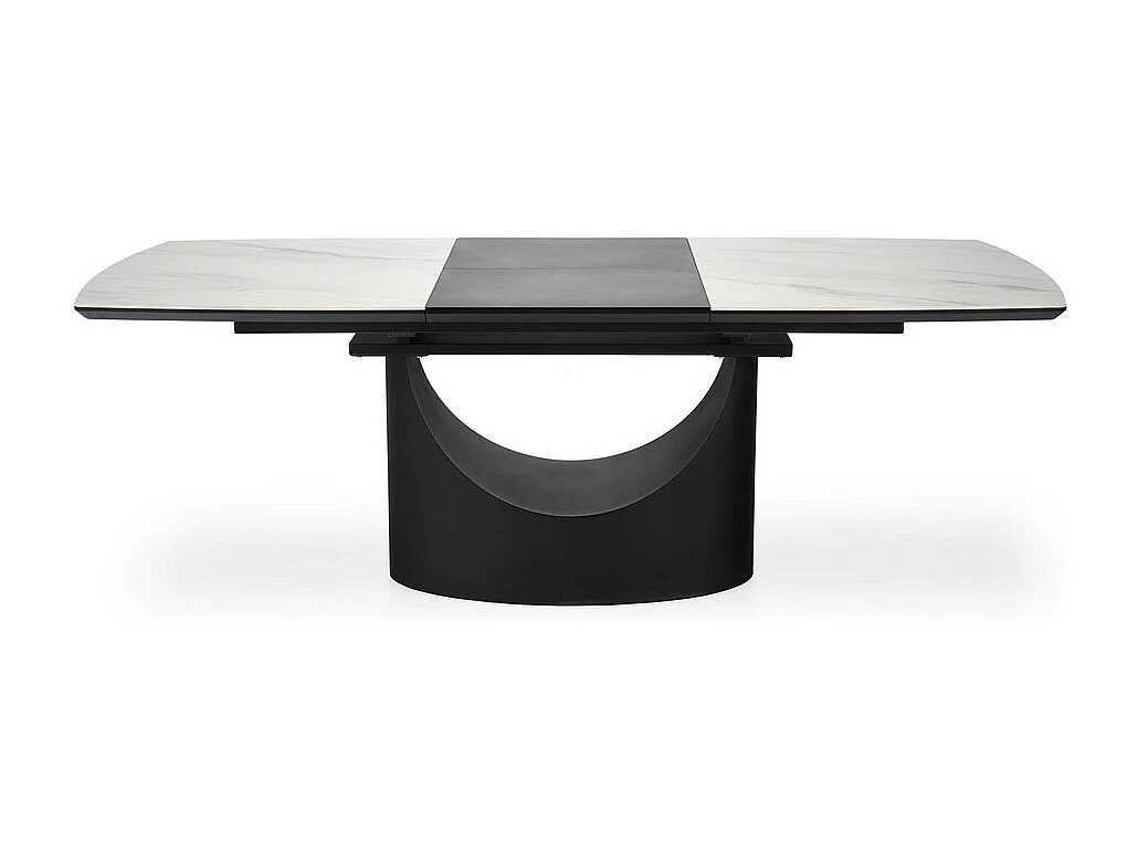 Table à manger extensible céramique style marbre 160cm Pava