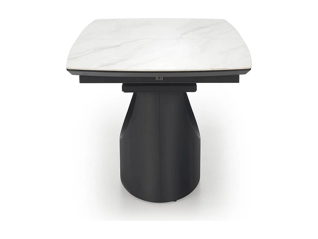 Table à manger extensible céramique style marbre 160cm Pava