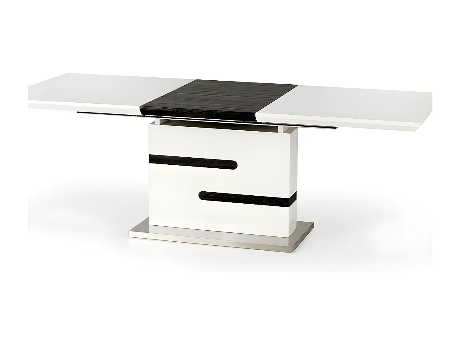 Tavolo da pranzo di design bianco e grigio Ragnar