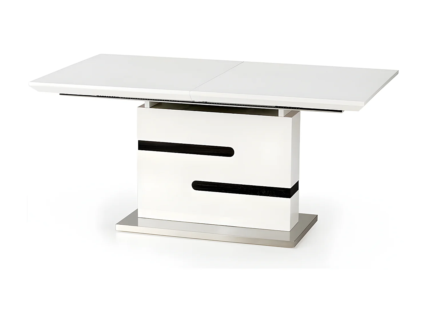 Table à manger blanche et grise design Ragnar