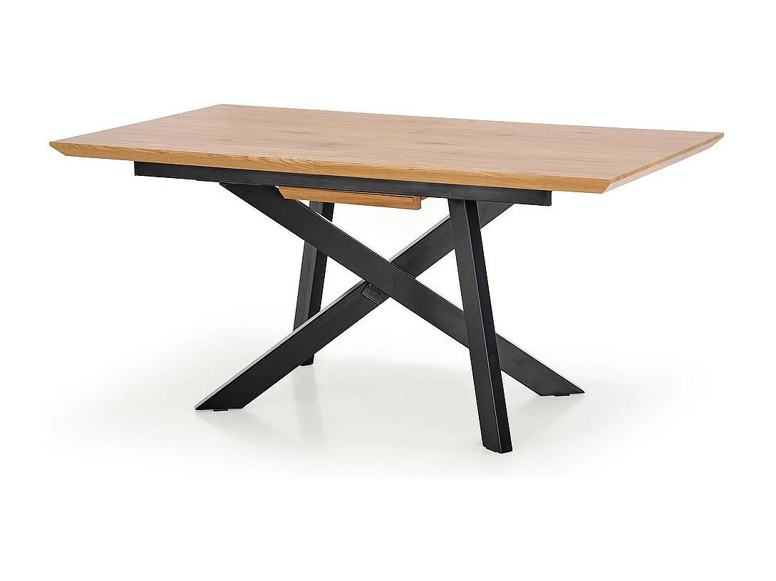 Table industrielle bois et métal 160/200 x 90 Vegas