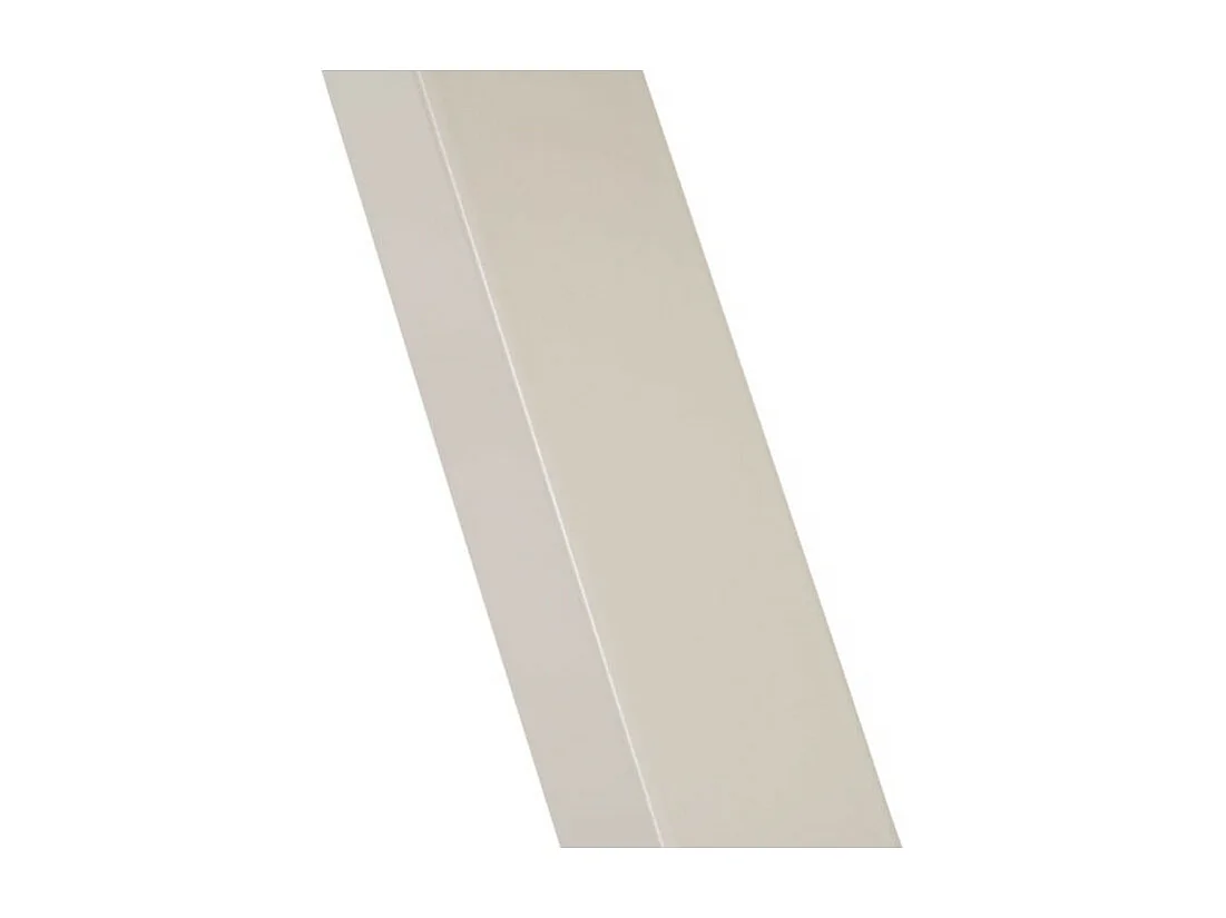 Table à manger 160x90 blanche et bois Jorik