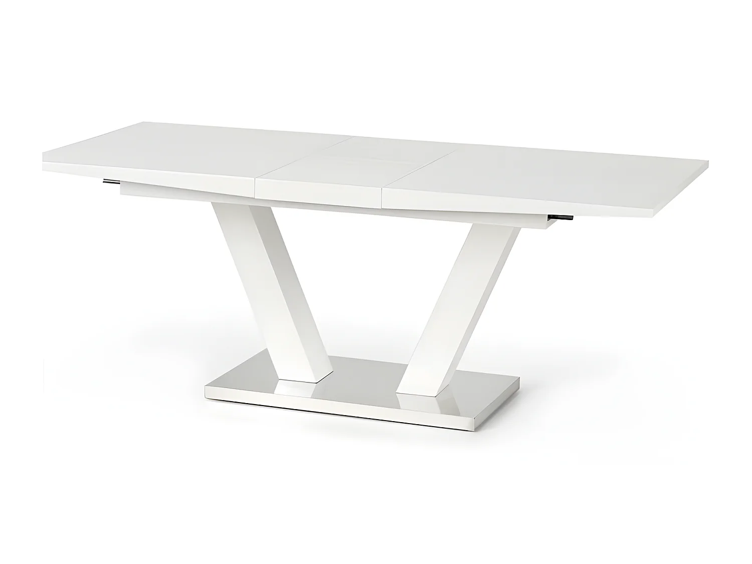 Table à manger blanche pied en V Vlada