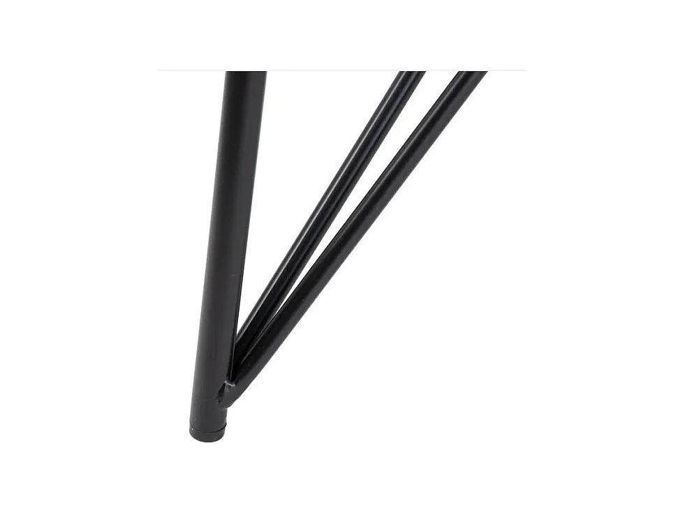 Mesa de comedor de diseño Phoenix 140x80cm con tapa de cristal y patas de metal