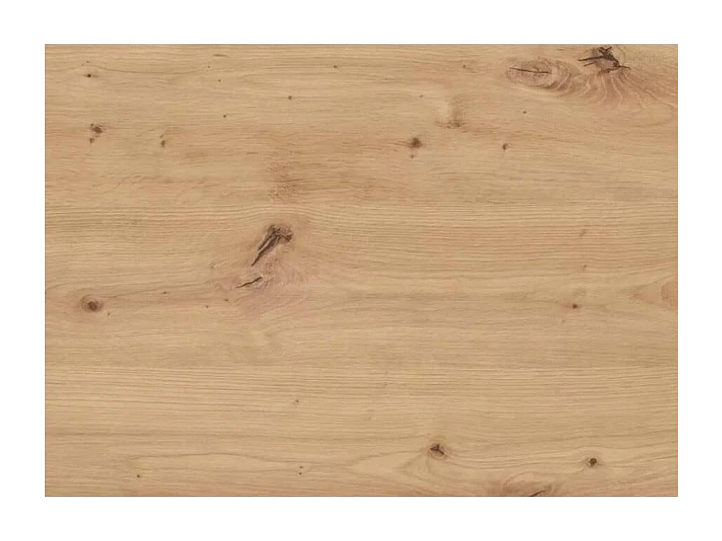 Mesa de comedor Loka 120 cm de roble claro y negro