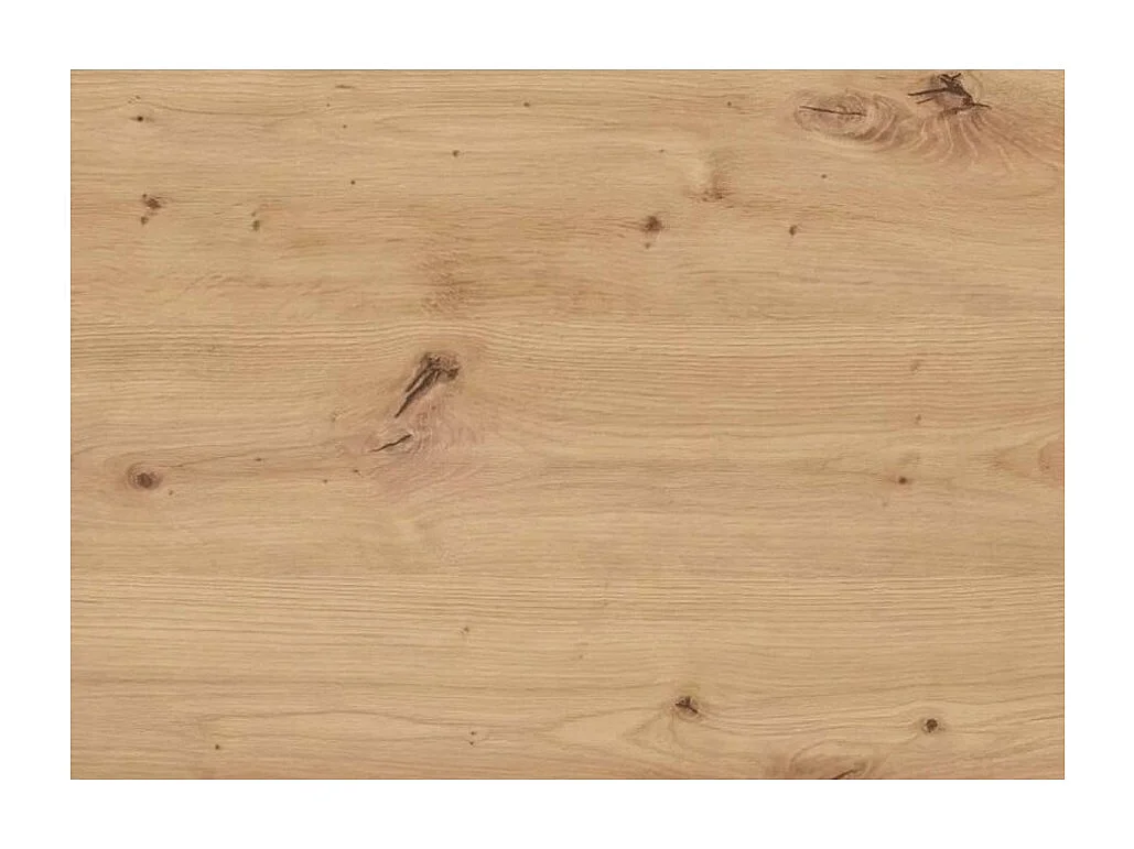 Mesa de comedor Loka 120 cm de roble claro y negro