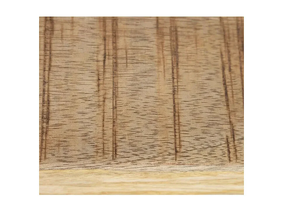 Table de repas 160 x 80 en bois massif et métal Edern