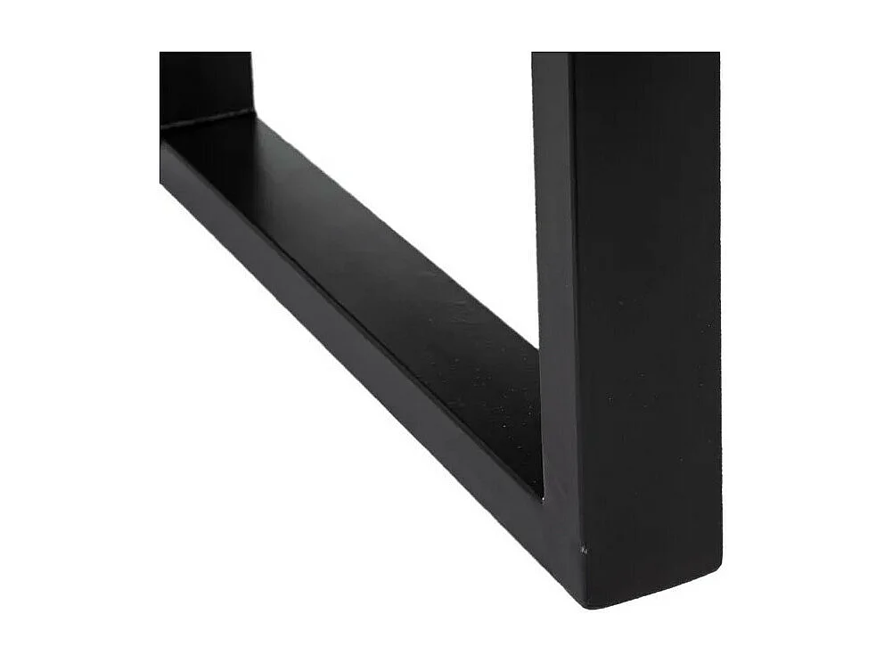 Table de repas 160 x 80 en bois massif et métal Edern