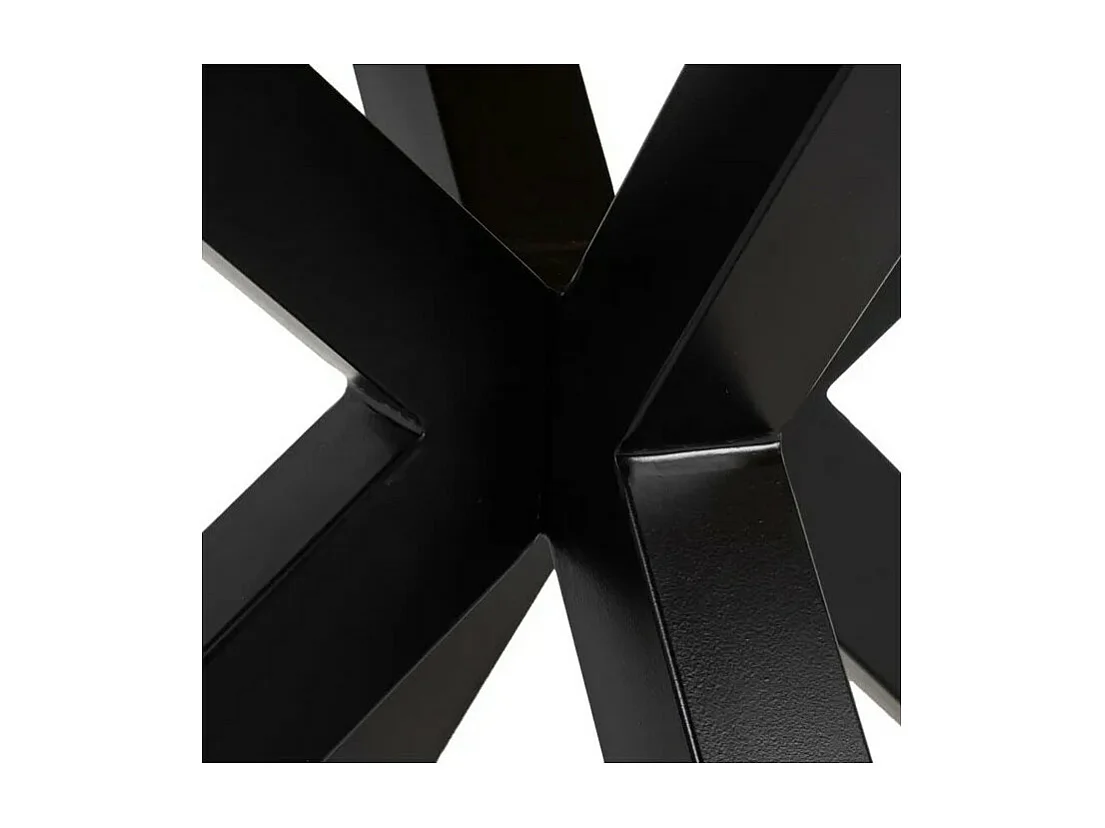 Mesa de comedor industrial de madera y metal 160x90 Edern