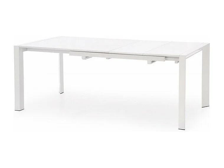 Tavolo da pranzo allungabile Mike laccato bianco - 130 cm / 250 cm