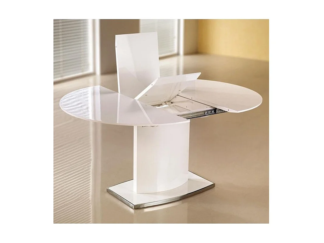 Table ronde avec rallonge Rico