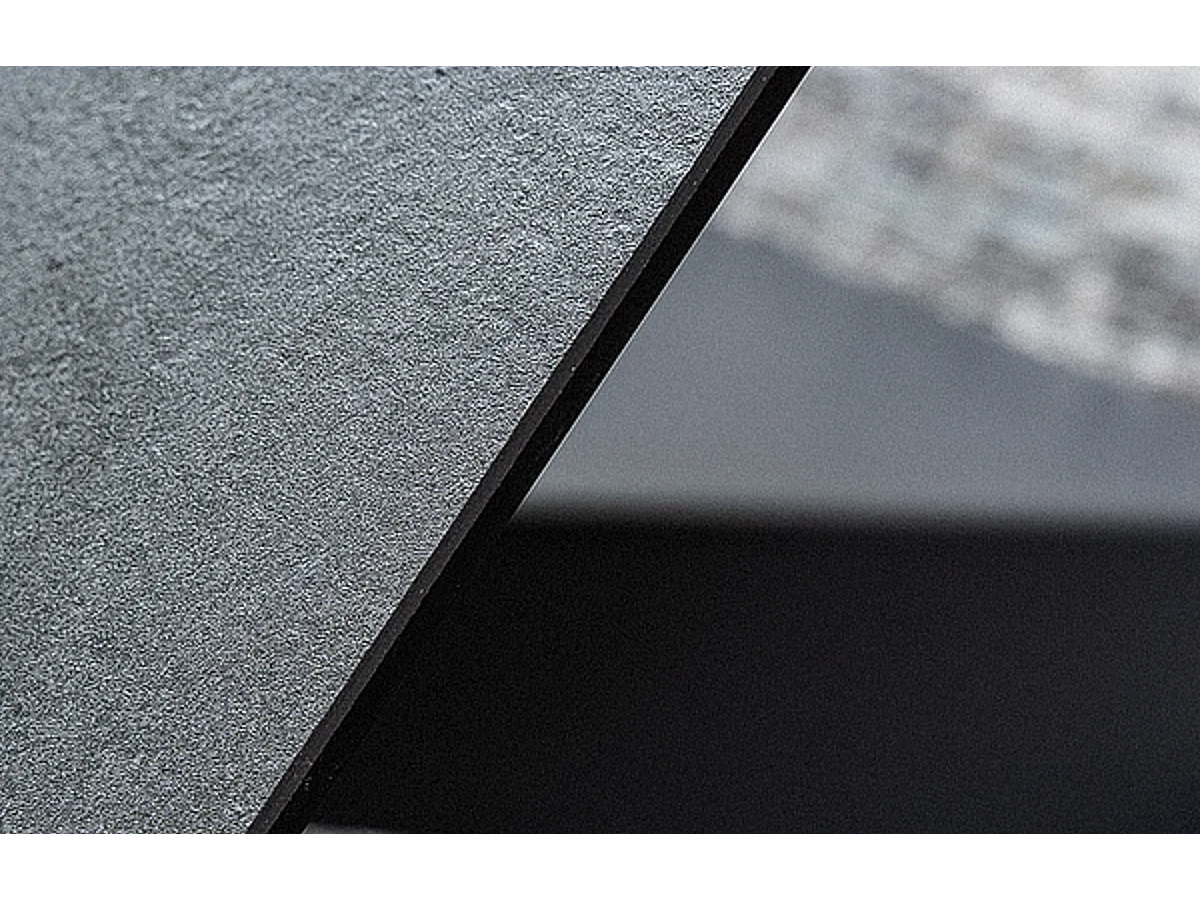 Erol Tavolo allungabile in metallo effetto marmo grigio 180-260cm