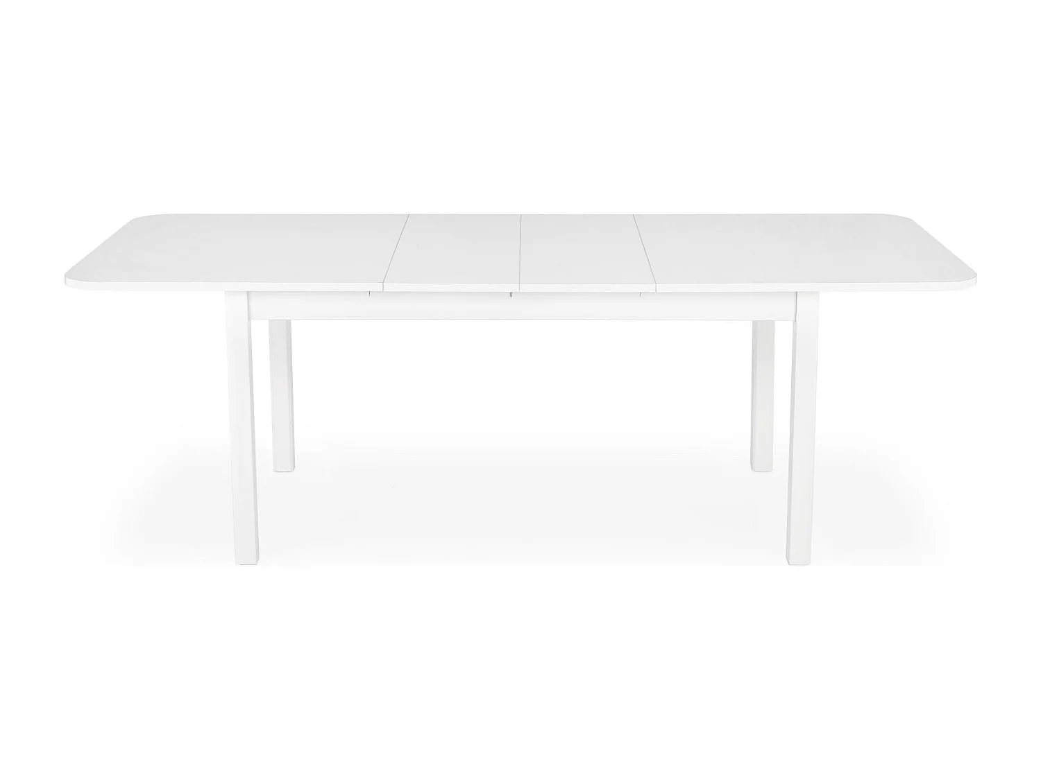 Table de salle à manger extensible 160-228cm blanche BREHAT