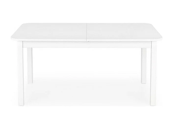 Table de salle à manger extensible 160-228cm blanche BREHAT