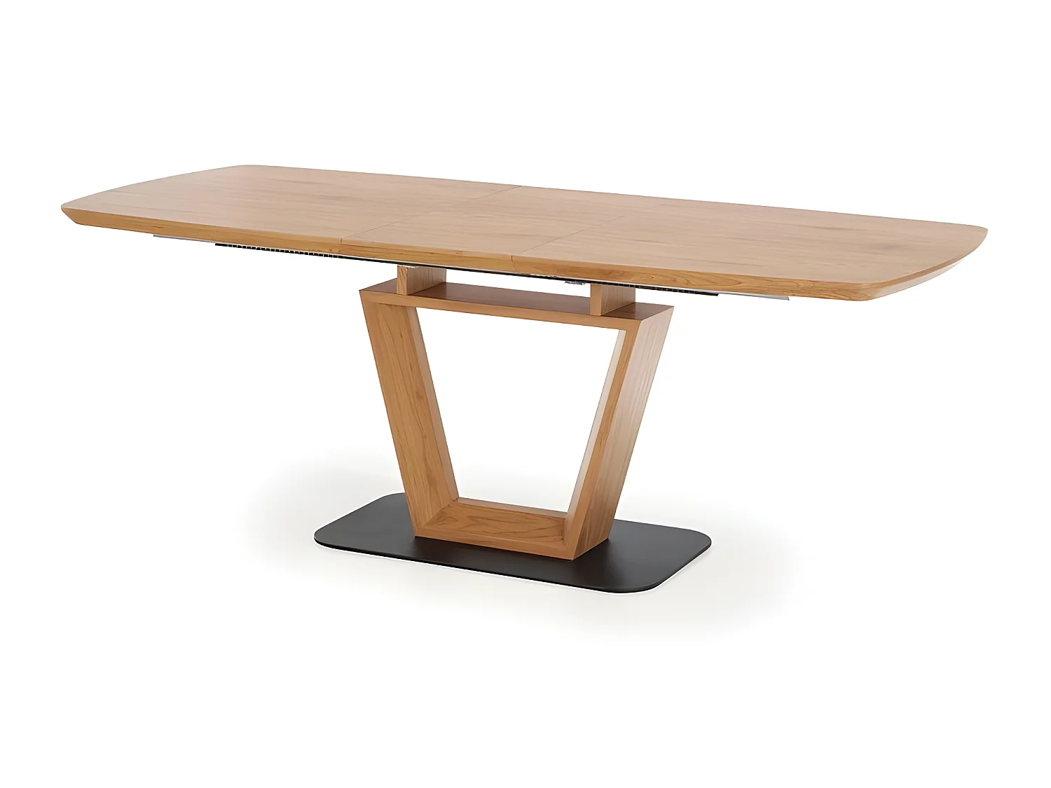 Tavolo di design originale in legno e metallo 160/220x90cm Banff