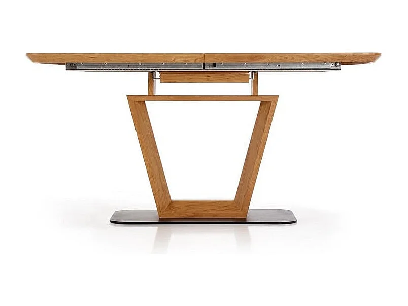 Table design originale bois et métal 160/220x90cm Banff