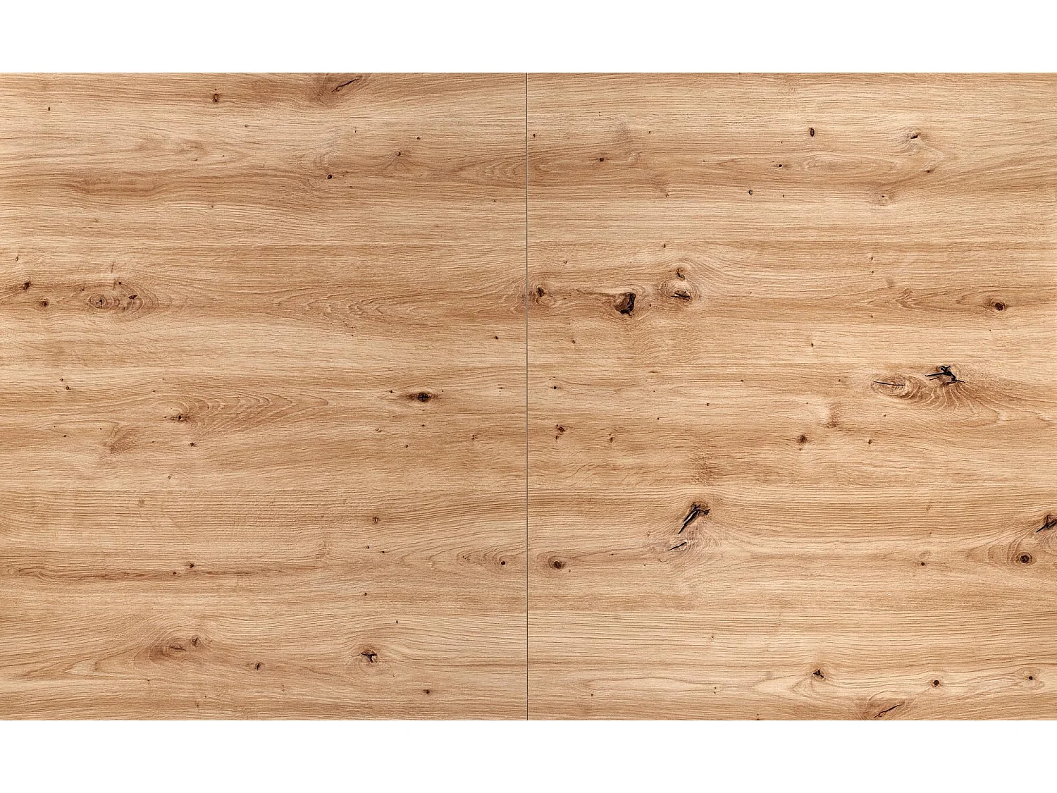 Tavolo da pranzo allungabile in rovere e nero 130 cm Celso