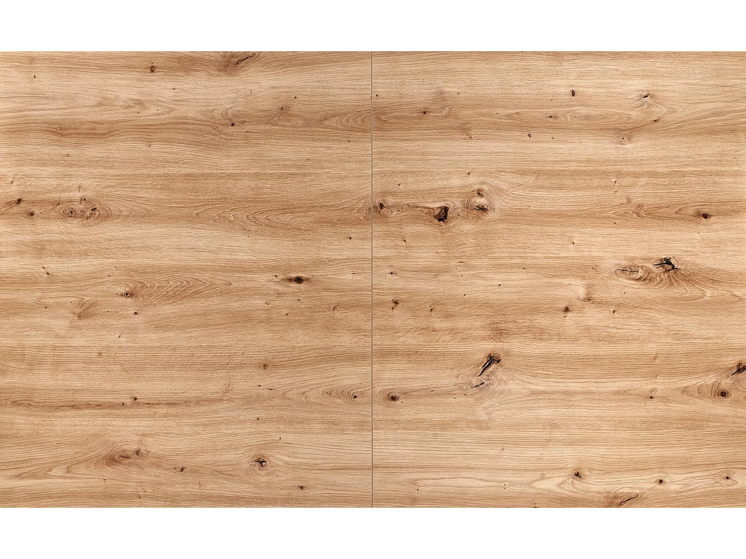 Tavolo da pranzo allungabile in rovere e nero 130 cm Celso